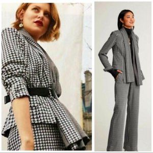 CAbi 3904 NWOT Houndstooth Jacket Black/White Medium Never Worn